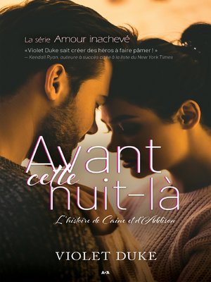 cover image of Avant cette nuit-là